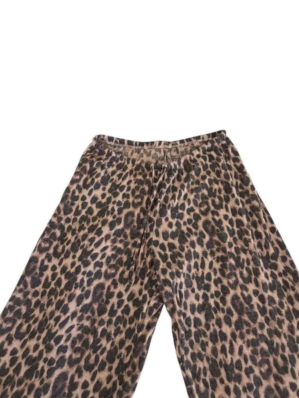 Victoria’s Secret Leopard Print Flare Pants Y2K Animal Print Small